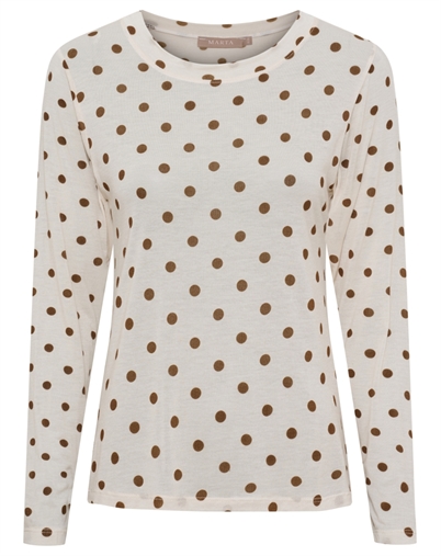 Marta du Chateau - MDCElissa Langærmet - Beige
